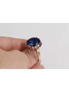 Ring vinobraní Sapphire Original Vintage 14K produkt s růžovým zlatem VRC035R